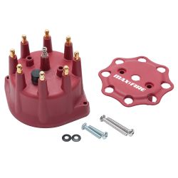 Edelbrock Distributor Cap Red With Retainer For Max-Fire Distributors