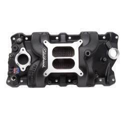 Edelbrock Performer RPM Small Block Chevrolet Black Intake Manifold