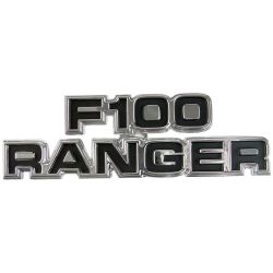 Cowl Side Name Plate With Installation Hardware Ranger F-100 1977-1979