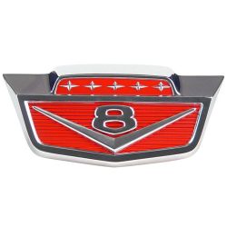 Hood Emblem V8 F-100 1965-1966