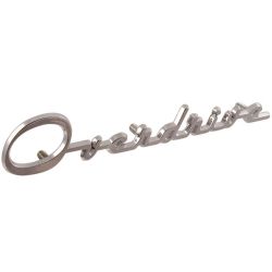 Hood Name Plate With Fasteners Overdrive F-100 1953-1956