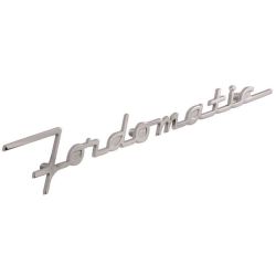 Hood Name Plate With Fasteners Fordomatic F-100 1955-1956