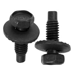 67 Fender To Pillar Brkts.(2) Hardware Only 1967 Mustang