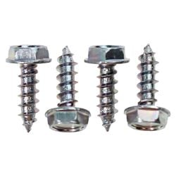 65 Heater Delete Plate (4) Hardware Only 1965 Mustang