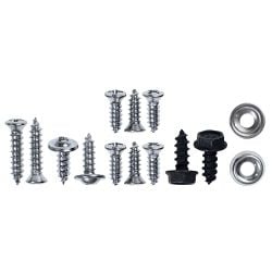 AMK Interior Quarter Trim Panel Hardware For Standard Interior Set Coupe Mustang 1965-1966