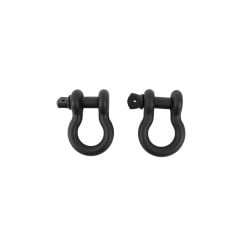 Fishbone Offroad D-Rings 3/4" Gloss Black Pair