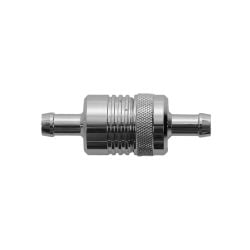 Edelbrock Fuel Filter In-Line 3/8" Billet Chrome
