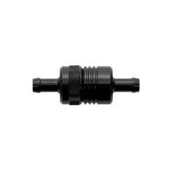 Edelbrock Fuel Filter In-Line 3/8" Billet Black