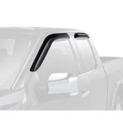 Ford Window Deflector Smoked Set SuperCab F-150 15-26/ SuperCab Super Duty 17-22