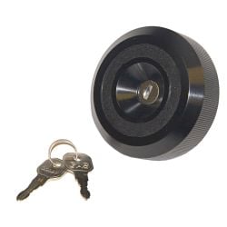 Scott Drake Locking Gas Cap Black Bronco 1966-1970
