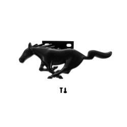 Gloss Black Grille Horse w/ Bracket Mustang 94-98/ Mach 1 03-04/ Cobra 99-04