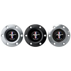 VSW Horn Button 6-Bolt w/ Tri-Bar Logo Mustang 1965-1973