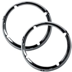 Headlight Bezel Ring Chrome Pair Bronco 1971-1977