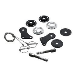 Drake Muscle Cars Hood Pin Kit Billet Aluminum/Stainless Steel Mustang 2005-2009