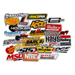 Holley Go Fast 24-Count Vinyl Sticker Pack