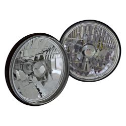 Redline Lumtronix LED Headlight 7" Pair With H4 LED Bulbs Chevrolet C10 1962-1980