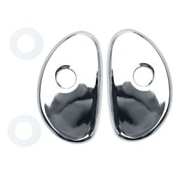 Outside Door Handle For Murano Rogue FX35 FX45 Rear Left & Right Chrome Pair Set