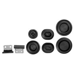 Cowl Panel Rubber Plugs With Windshield Stops Set Mustang 1969-1970