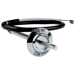 Heater Temperature Control Cable And Bezel Bronco 1966-1967