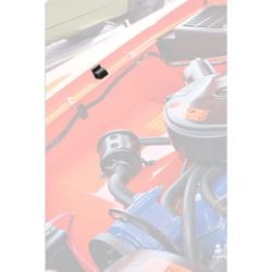 Hood Side Bumper Plug Type Pair Bronco 1966-1977