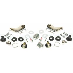 Precision Parts Vent Window Handle Kit Locking Style Chrome Chevrolet C10 1973-1987