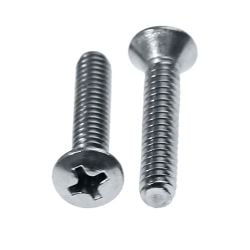 Exterior Mirror Screw Stainless Steel Pair Mustang 1967-1973