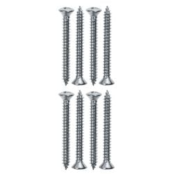 Sill Plate Screws Chrome Set Mustang 1979-1993