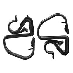 Windshield Washer Hose Clip Pair Mustang 1965-1969