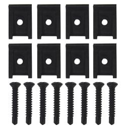 Hatchback Rear Speaker Grille Screw With Nuts 16 Piece Mustang 1979-1993