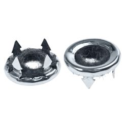 CJ Classics Door Lock Grommet Stainless Steel Pair Mustang 1969-1973