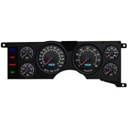 New Vintage USA Gauge Kit Aviator Series With Electronic Speedometer Mustang 1979-1986