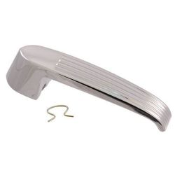 Passenger Side Interior Door Handle – Zinc Chrome For Ford F-Series & Bronco (1980-98)