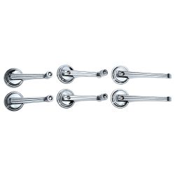 Interior Handle Kit Chrome Screw-On Mustang Coupe/ Convertible 1965-1967