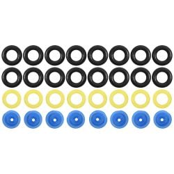 Fuel Injector O-Ring/ Pintle Cap Kit Mustang V8 w/EV1 Style Fuel Injectors 86-04