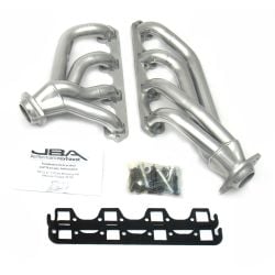 JBA Shorty Exhaust Headers 1-5/8" Stainless Steel Silver Ceramic Mustang 351W 1965-1973