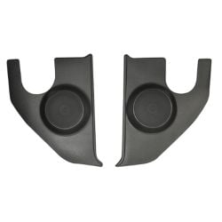 Custom Autosound Kick Panel Black 6-1/2" Speakers Pair Chevrolet C10 1967-1972
