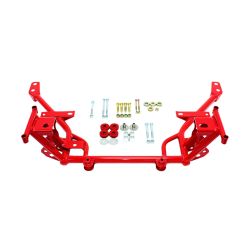 BMR Tubular K-Member With Standard Motor Mounts Red Powder Coated Mustang GT 2005-2014/GT500 2007-2014
