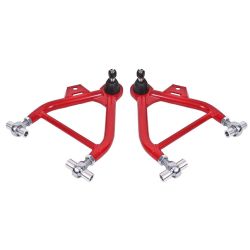 BMR Front Adjustable Lower Control A-Arm Red Pair For Use With Coilovers Mustang 1979-1993