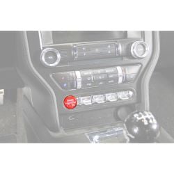 Ford Racing Push Button Engine Start/Stop Kit Red GT350/GT350R Mustang 2015-2017