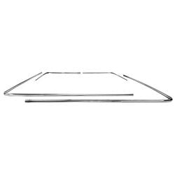 CJ Classic Trucks Drip Rail Trim Chrome Set Hard Top Bronco 1966-1977