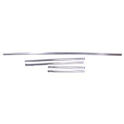CJ Classic Trucks Liftgate Molding Chrome Set Bronco 1966-1977