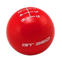 Ford Racing Shift Knob Red With 6-Speed Shift Pattern/GT350 Logo GT350/GT350R Mustang 2015-2020
