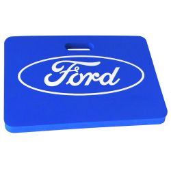 Kneeling Mat/Seat Cushion With Ford Oval Logo Blue