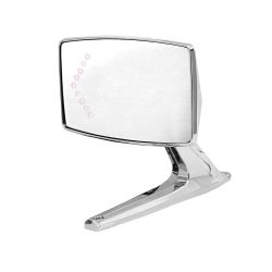 Exterior Mirror Standard Chrome With LED Turn Signal Arrow Driver Side Mustang 1967-1968