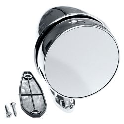 Exterior Mirror Bullet Short Base Chrome Driver Side Mustang 1965-1968