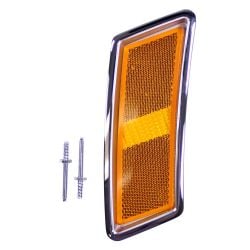 CJ Classics Marker Light Lens/Bezel Front Passenger Side Mustang 1970