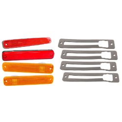 Marker Light Kit Side F-100/F-150/F-250/F-350 73-79 w/ Ford Script And Gaskets