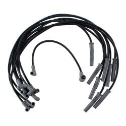 MSD Spark Plug Wire Super Conductor For HEI Style Cap Set Black Mustang 351W/351C/429/460 1965-1973
