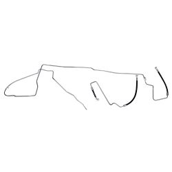 Classic Tube Fuel Tank Supply Line Original Steel Mustang 1996-1998
