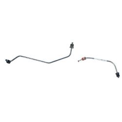 Classic Tube Brake Master Cylinder To Distribution Block Fluid Line Stainless Steel Pair For Power Drum 1970 Mustang